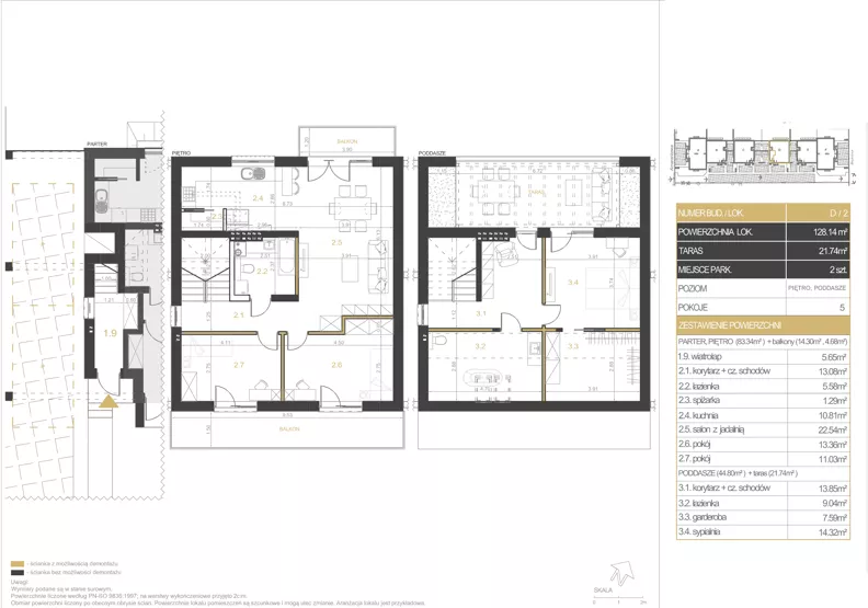 Dom 128,14 m², oferta nr 2D, Osiedle Amarantowa, Marki, ul. Amarantowa 19
