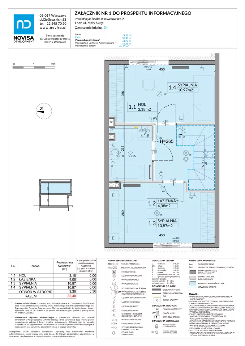 Dom 61,92 m², oferta nr 34, Boska Ksawerowska 2 - etap 3, Łódź, Górna, ul. Mały Skręt