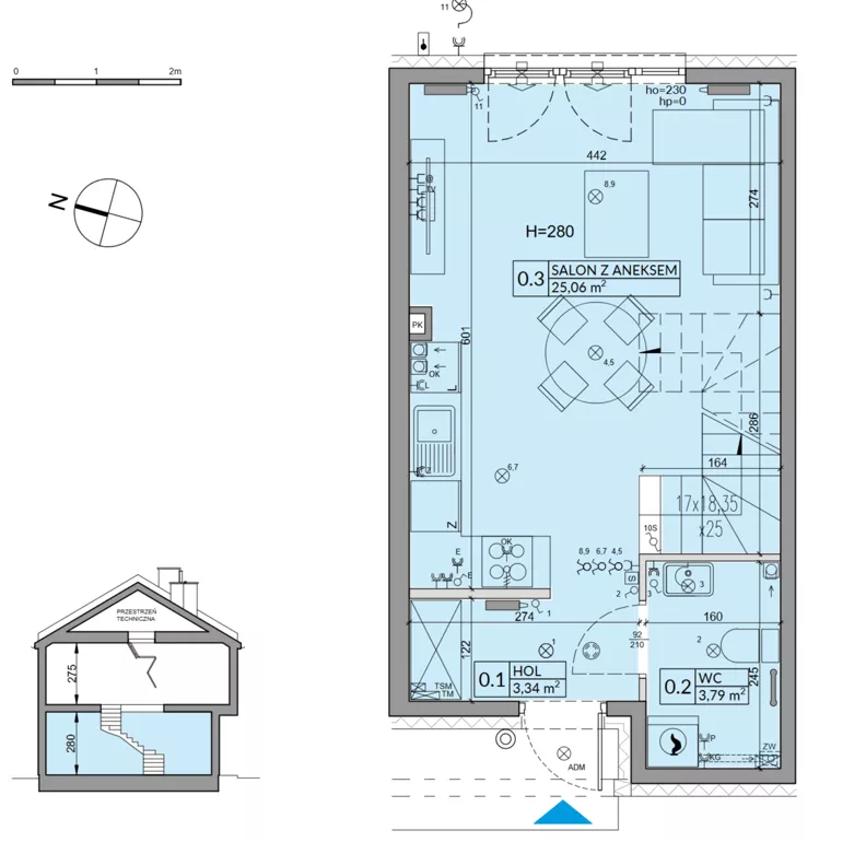 Dom 65,90 m², oferta nr 47B, Osiedle Fikus, Wólka Kosowska, ul. Nadrzeczna