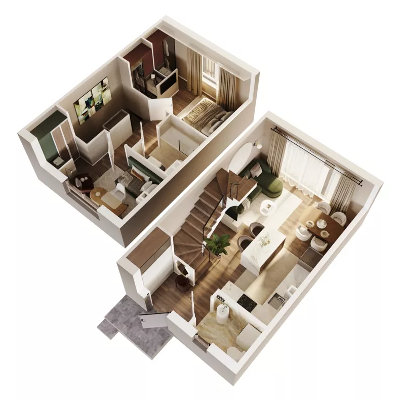 Dom 62,30 m², oferta nr 41B, Osiedle Stokrotki, Boryszew, ul. Nadziei