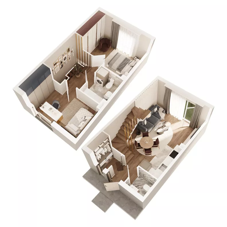 3 pokoje, mieszkanie 62,92 m², parter, oferta nr 10, Boska Pabianicka, Łódź, Górna, ul. Pabianicka 296