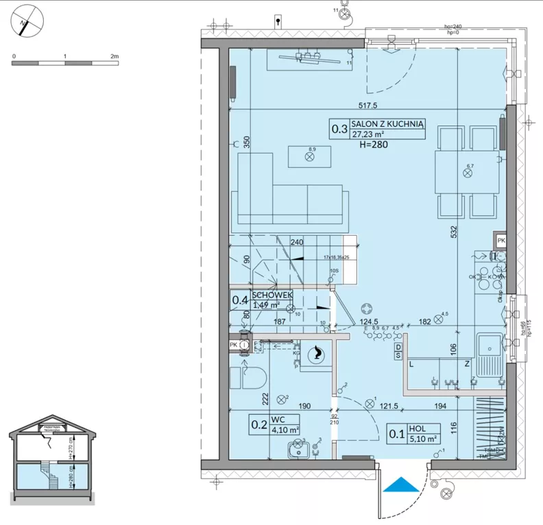 Dom 75,74 m², oferta nr 27B, Zielono Mi 2, Podolszyn, ul. Zielona