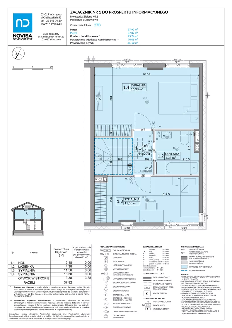 Dom 75,74 m², oferta nr 27B, Zielono Mi 2, Podolszyn, ul. Zielona