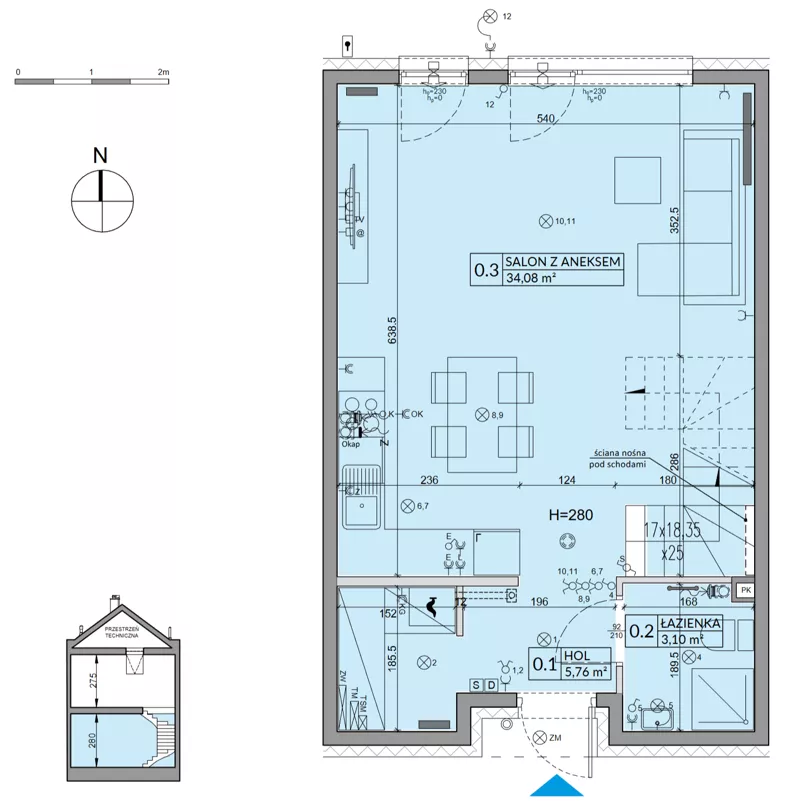 Dom 85,91 m², oferta nr 171B, Arkady Walendów etap 4-5, Walendów, ul. Brzozowa