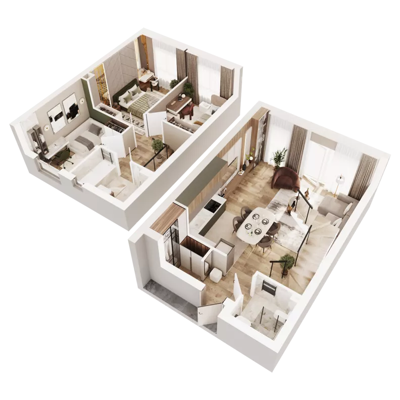 Dom 85,17 m², oferta nr 173B, Arkady Walendów etap 4-5, Walendów, ul. Brzozowa