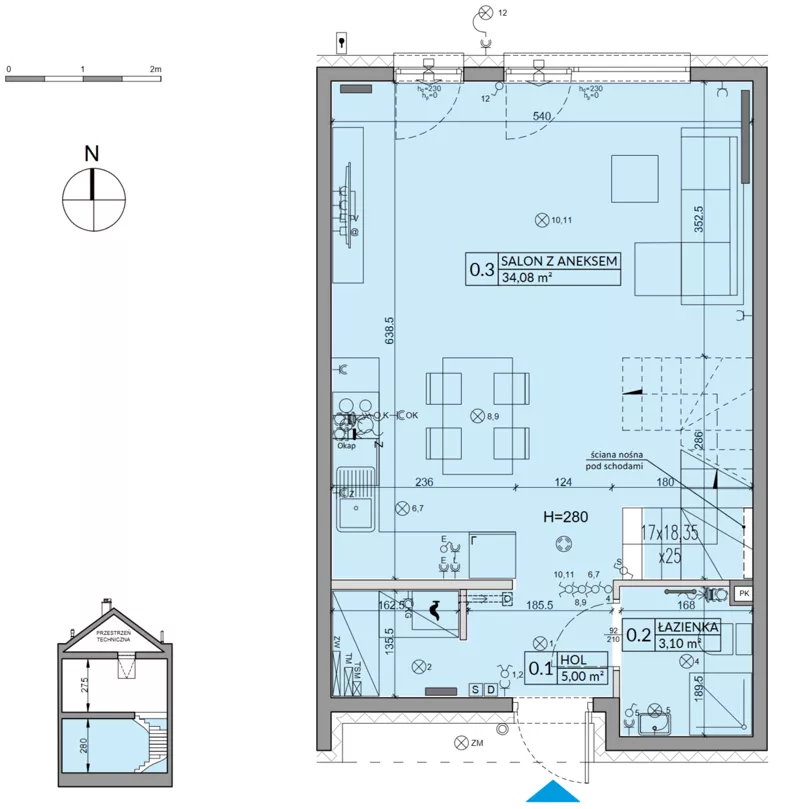 Dom 85,17 m², oferta nr 173B, Arkady Walendów etap 4-5, Walendów, ul. Brzozowa
