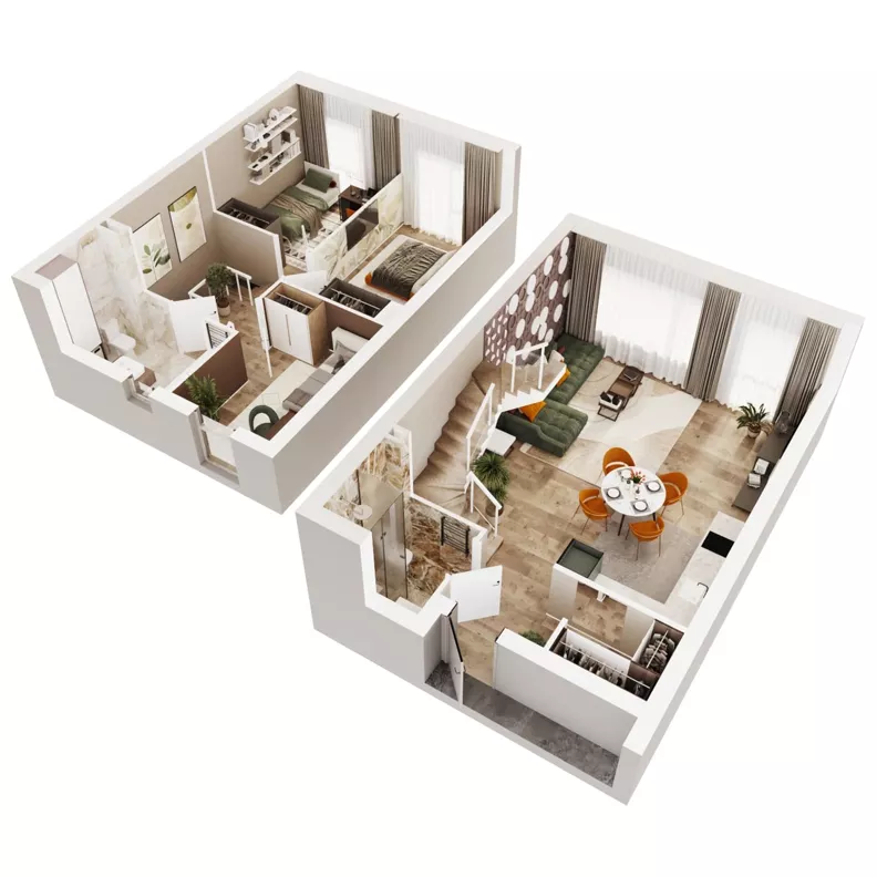 Dom 85,17 m², oferta nr 184B, Arkady Walendów, Walendów, ul. Brzozowa