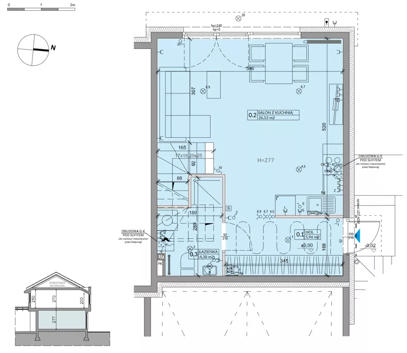 Dom 81,17 m², oferta nr 27B, Ogrody Przyjaciół 5, Warszawa, Białołęka, Szamocin, ul. Cieślewskich/Inna