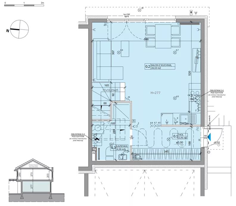 Dom 81,17 m², oferta nr 30B, Ogrody Przyjaciół 5, Warszawa, Białołęka, Szamocin, ul. Cieślewskich/Inna