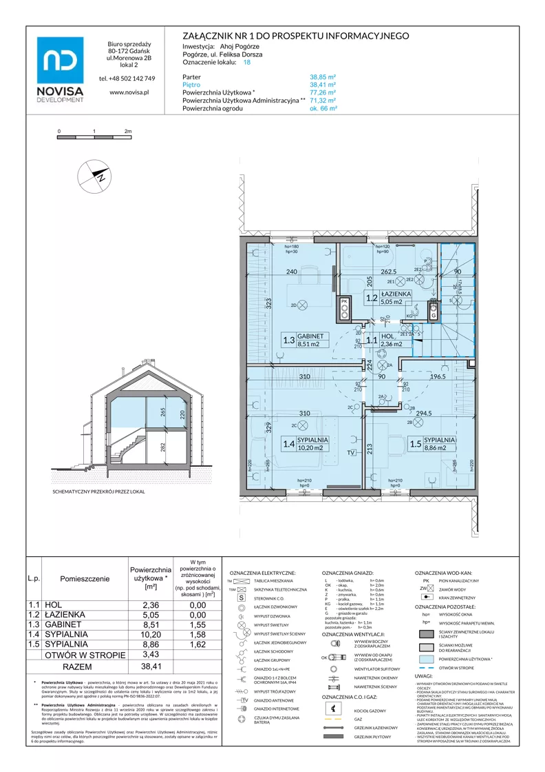 Dom 77,26 m², oferta nr 18, Ahoj Pogórze, Pogórze, ul. Feliksa Dorsza