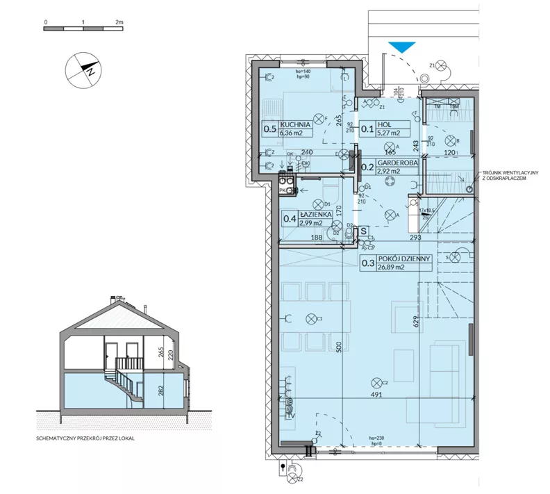 Dom 85,77 m², oferta nr 20, Ahoj Pogórze, Pogórze, ul. Feliksa Dorsza