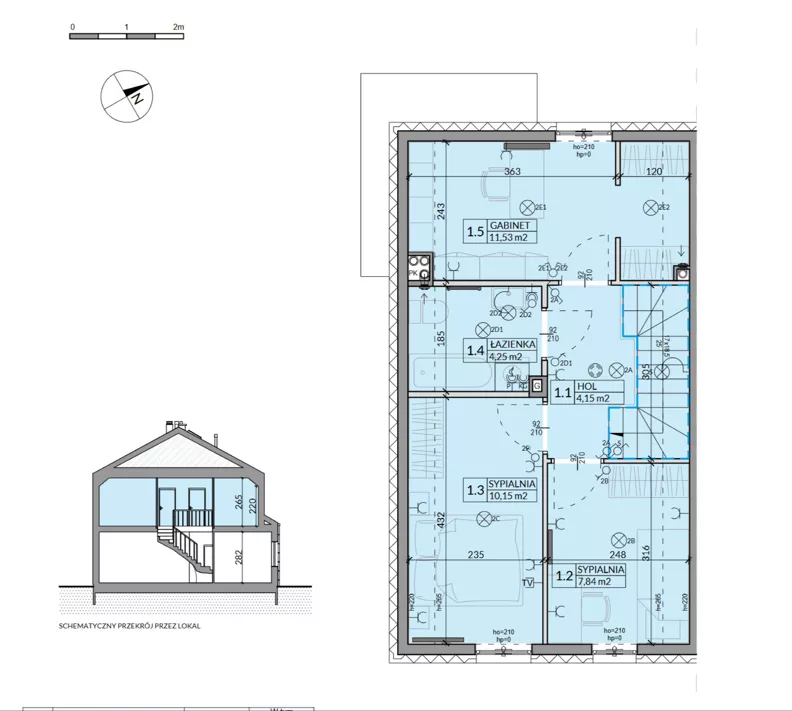 Dom 85,77 m², oferta nr 20, Ahoj Pogórze, Pogórze, ul. Feliksa Dorsza
