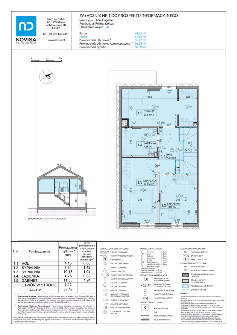 Dom 85,77 m², oferta nr 20, Ahoj Pogórze, Pogórze, ul. Feliksa Dorsza