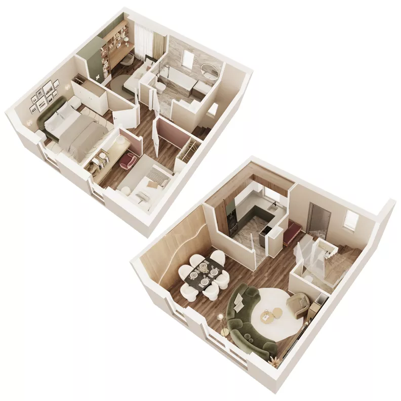 Dom 77,26 m², oferta nr 26, Ahoj Pogórze, Pogórze, ul. Feliksa Dorsza
