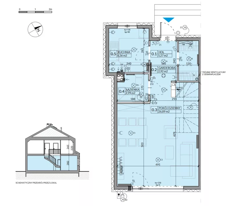 Dom 85,77 m², oferta nr 28, Ahoj Pogórze, Pogórze, ul. Feliksa Dorsza