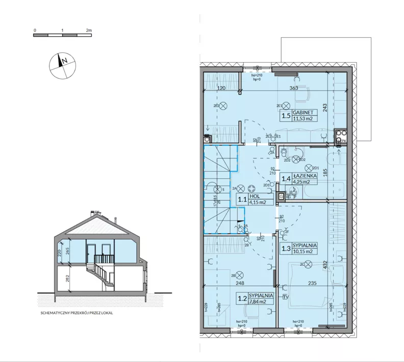 Dom 85,77 m², oferta nr 37, Ahoj Pogórze, Pogórze, ul. Feliksa Dorsza