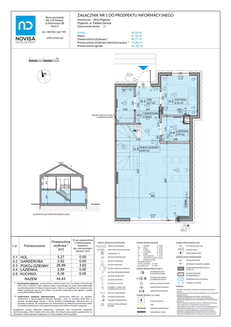 Dom 85,77 m², oferta nr 37, Ahoj Pogórze, Pogórze, ul. Feliksa Dorsza