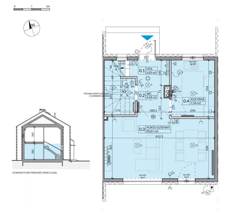 Dom 77,26 m², oferta nr 39, Ahoj Pogórze, Pogórze, ul. Feliksa Dorsza
