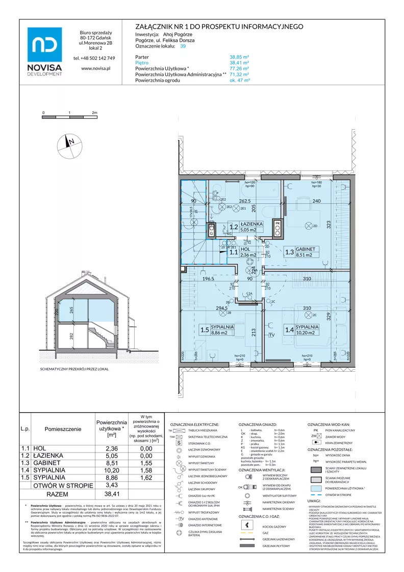 Dom 77,26 m², oferta nr 39, Ahoj Pogórze, Pogórze, ul. Feliksa Dorsza