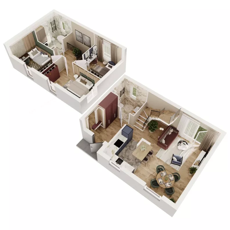 Dom 86,18 m², oferta nr 95A, Nova Magdalenka 7, Słomin, ul. Janczewicka