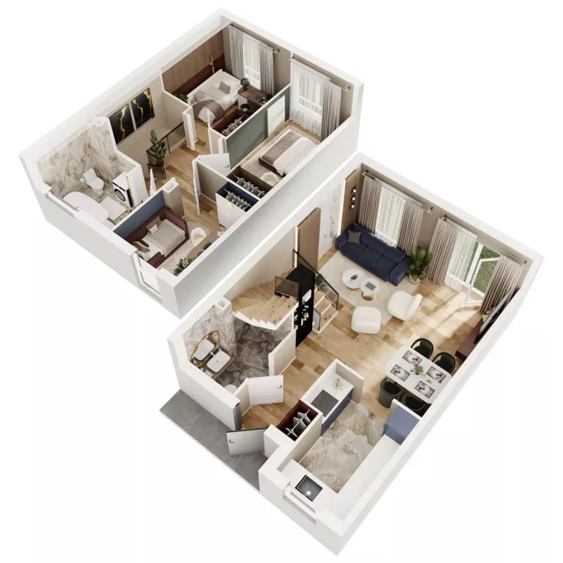 Dom 82,07 m², oferta nr 52A, Nova Magdalenka 7, Słomin, ul. Janczewicka