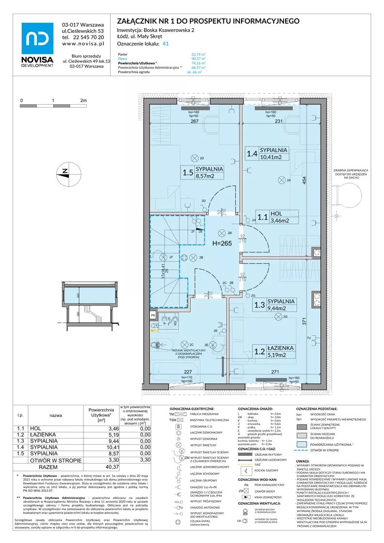 Dom 74,16 m², oferta nr 41, Boska Ksawerowska 2 - etap 3, Łódź, Górna, ul. Mały Skręt
