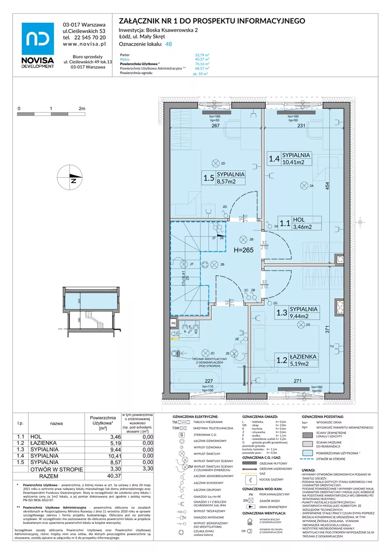 Dom 74,16 m², oferta nr 48, Boska Ksawerowska 2, Łódź, Górna, ul. Mały Skręt