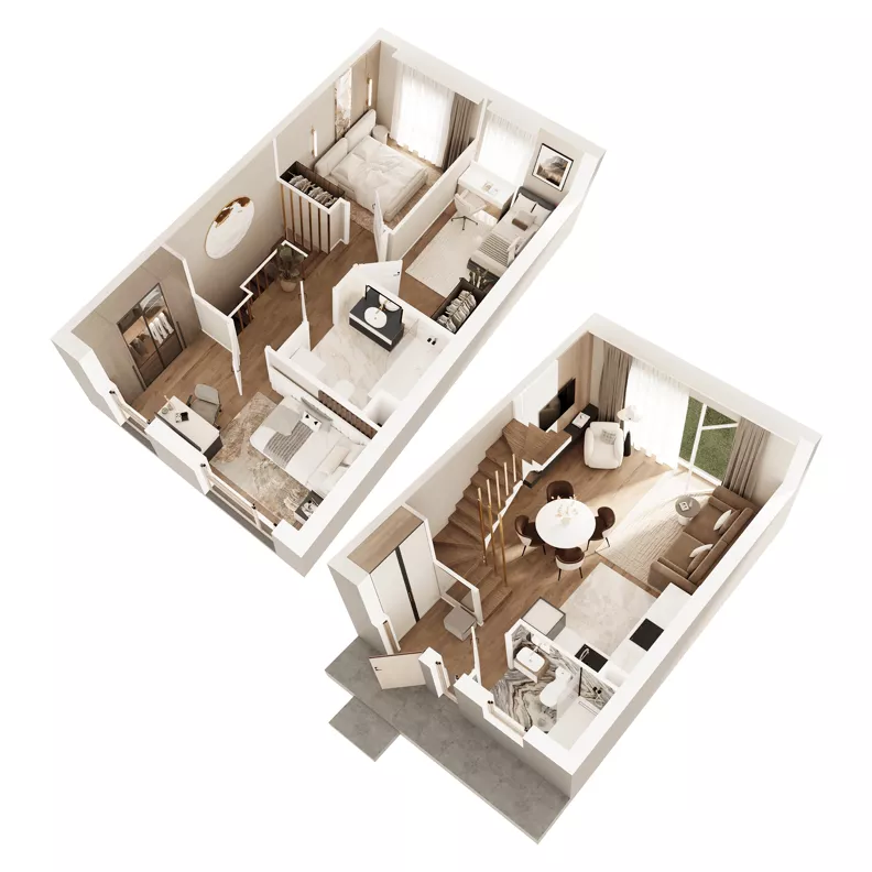 4 pokoje, mieszkanie 74,81 m², parter, oferta nr 12, Boska Pabianicka, Łódź, Górna, ul. Pabianicka 296