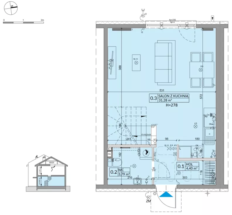 Dom 77,99 m², oferta nr 39B, Osiedle Słoneczne - etap 4, Sulejówek, ul. Szklarniowa