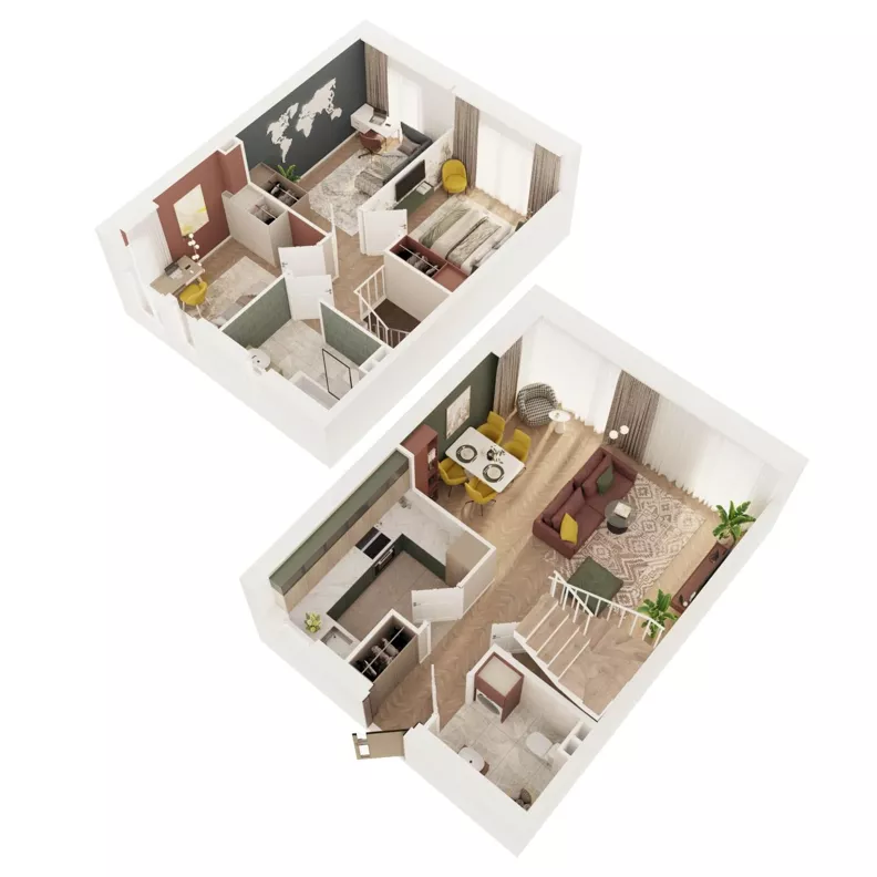 Dom 84,31 m², oferta nr 27A, Zielono Mi 2, Podolszyn, ul. Zielona