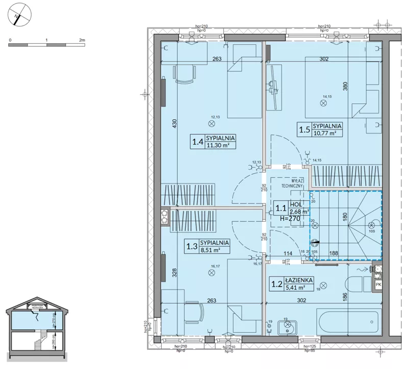 Dom 84,31 m², oferta nr 27A, Zielono Mi 2, Podolszyn, ul. Zielona