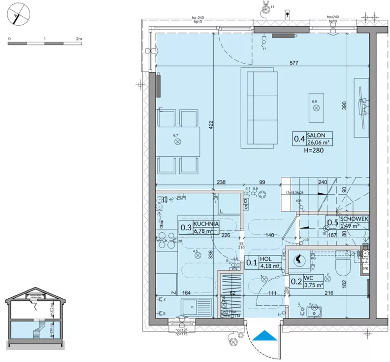 Dom 84,31 m², oferta nr 27A, Zielono Mi 2, Podolszyn, ul. Zielona