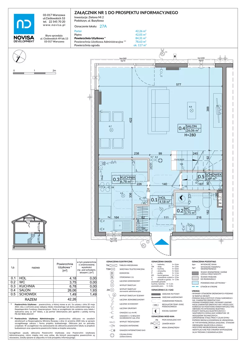 Dom 84,31 m², oferta nr 27A, Zielono Mi 2, Podolszyn, ul. Zielona