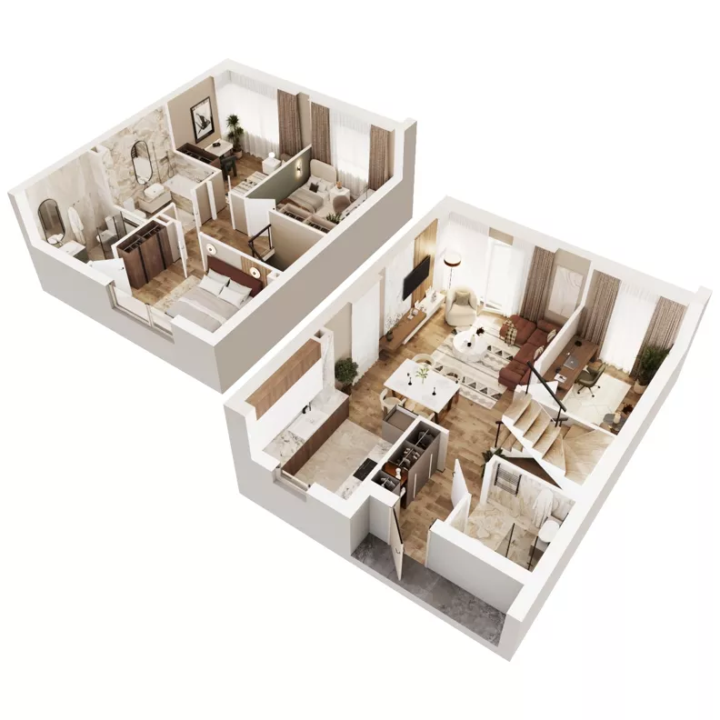Dom 94,50 m², oferta nr 168A, Arkady Walendów, Walendów, ul. Brzozowa