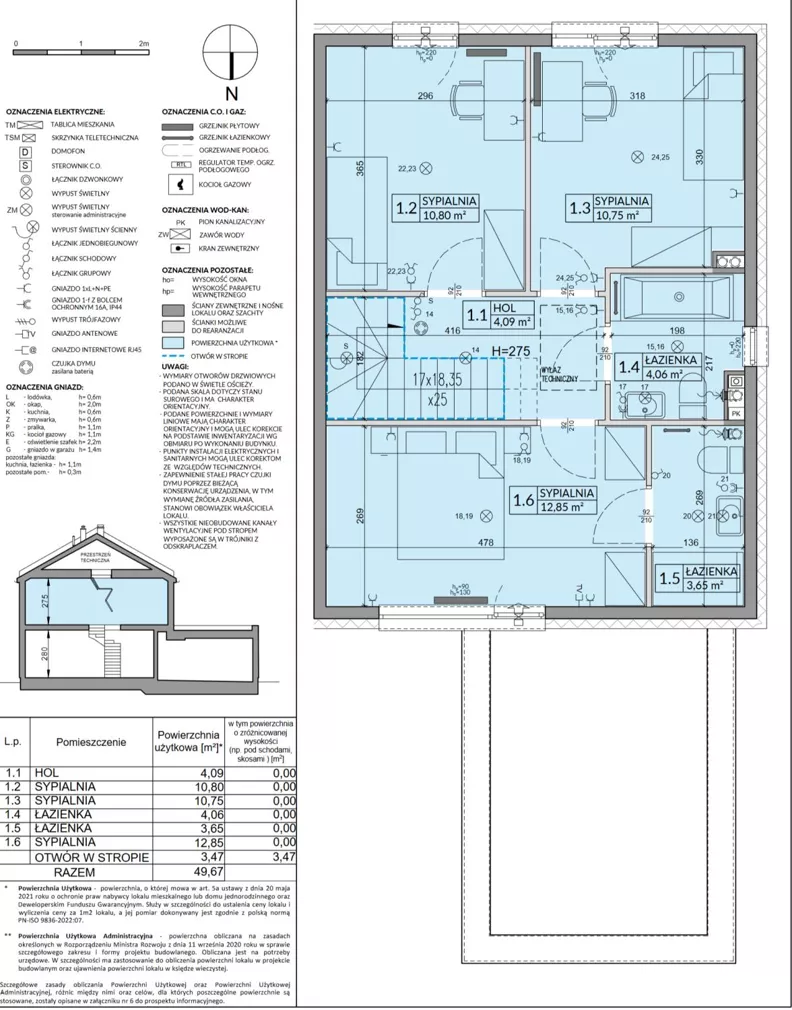 Dom 114,25 m², oferta nr 180B, Arkady Walendów etap 4-5, Walendów, ul. Brzozowa