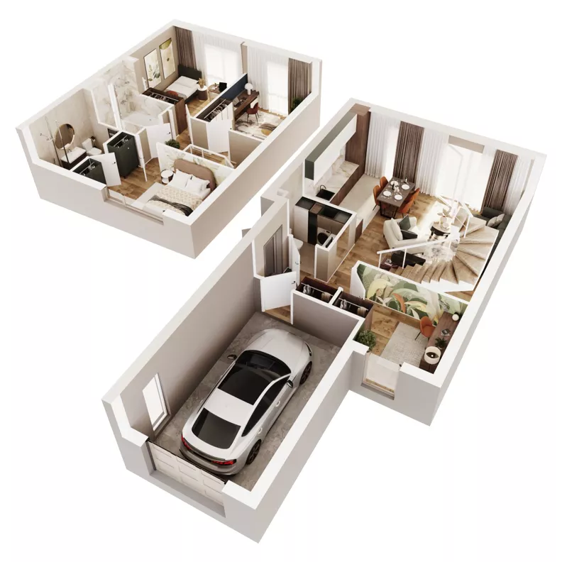 Dom 114,25 m², oferta nr 181A, Arkady Walendów, Walendów, ul. Brzozowa