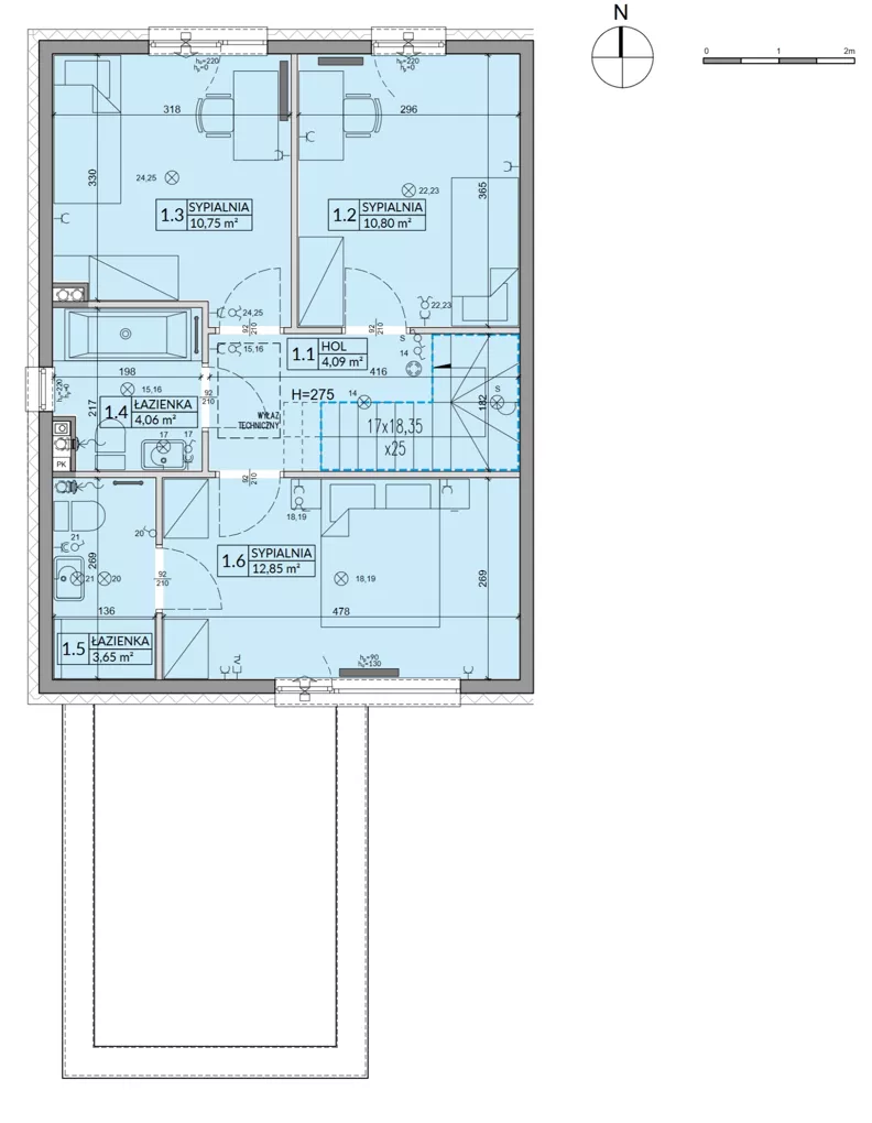 Dom 114,25 m², oferta nr 181A, Arkady Walendów, Walendów, ul. Brzozowa