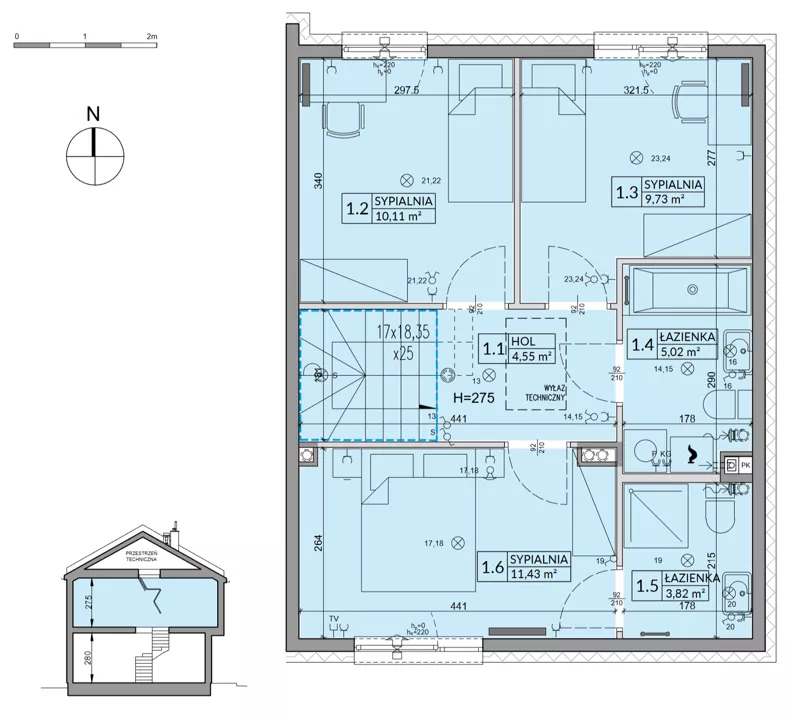 Dom 94,50 m², oferta nr 182B, Arkady Walendów, Walendów, ul. Brzozowa