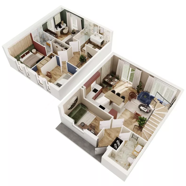 Dom 103,33 m², oferta nr 49B, Nova Magdalenka 7, Słomin, ul. Janczewicka
