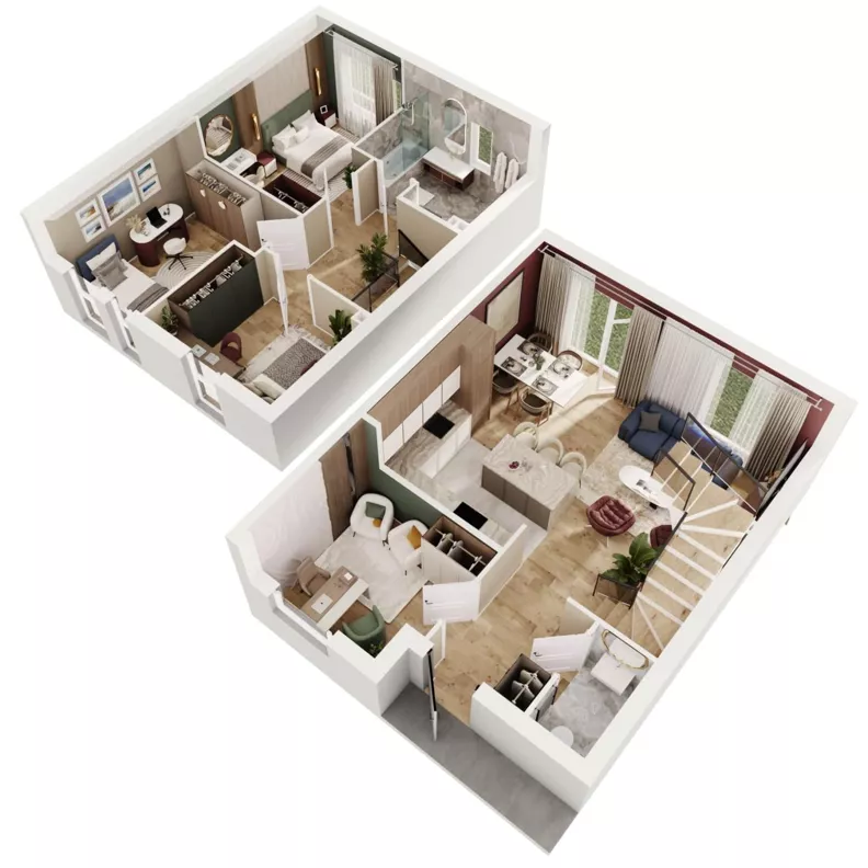 Dom 92,39 m², oferta nr 52B, Nova Magdalenka 7, Słomin, ul. Janczewicka