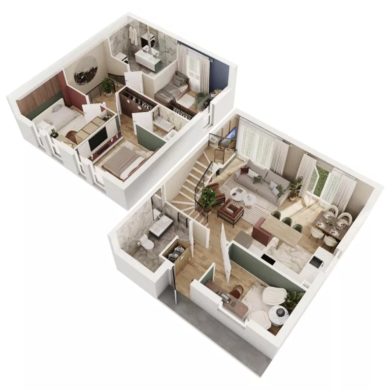Dom 103,33 m², oferta nr 80A, Nova Magdalenka 7, Słomin, ul. Janczewicka