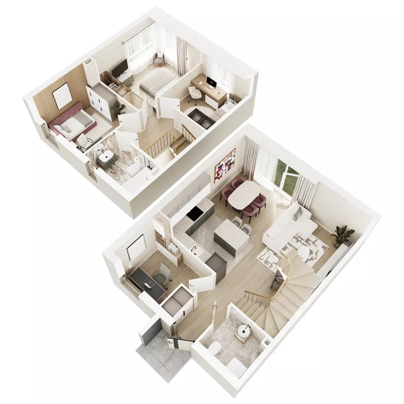 Dom 81,76 m², oferta nr 22A, Miód Malina, Antoninów, ul. Malinowa