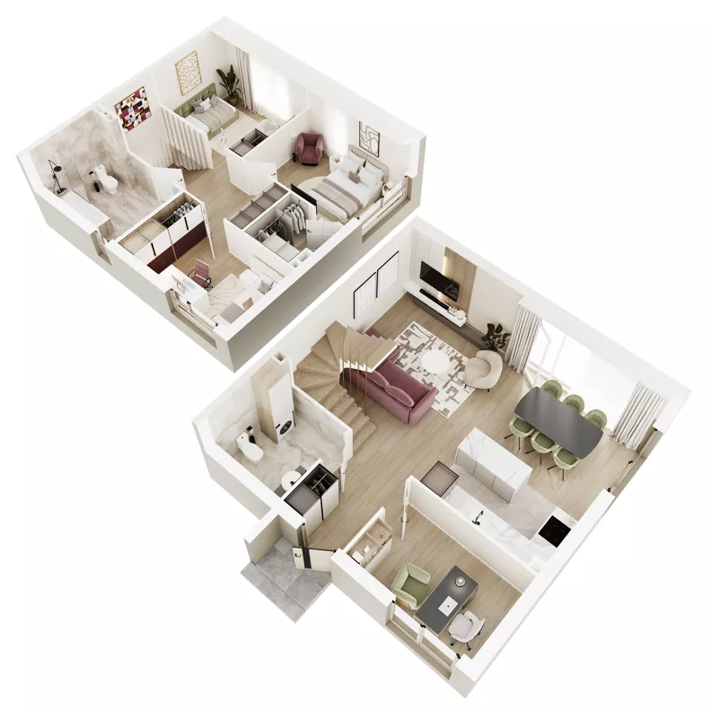 Dom 98,50 m², oferta nr 22B, Miód Malina, Antoninów, ul. Malinowa