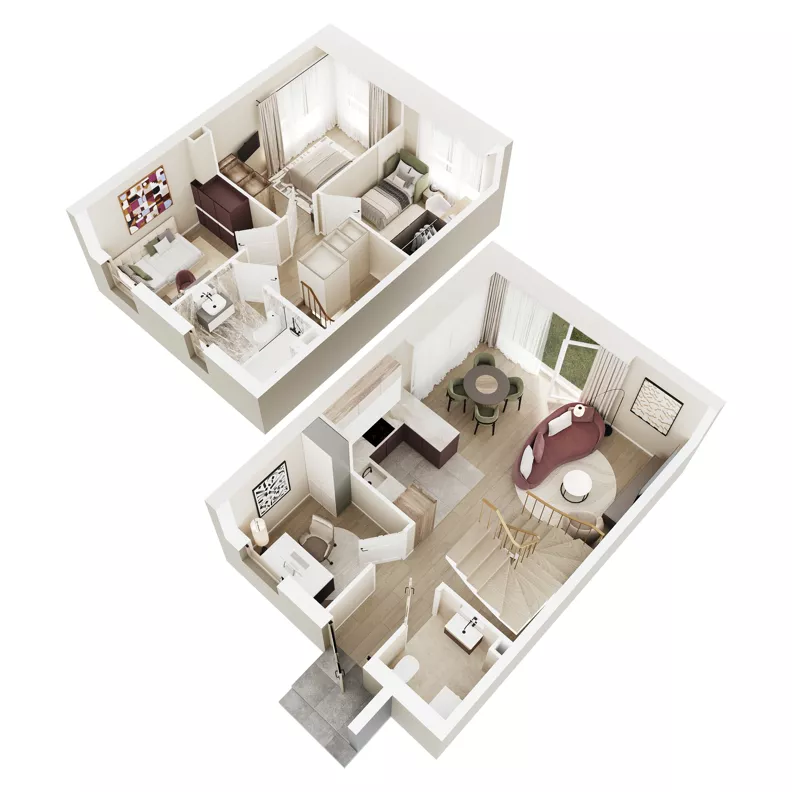 Dom 71,11 m², oferta nr 24A, Miód Malina, Antoninów, ul. Malinowa