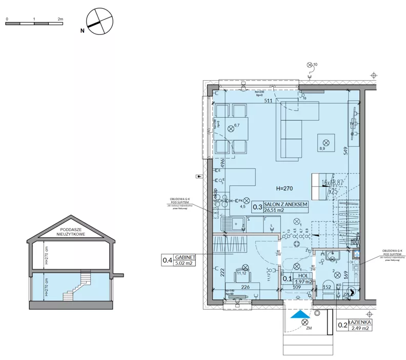 Dom 71,11 m², oferta nr 24A, Miód Malina, Antoninów, ul. Malinowa