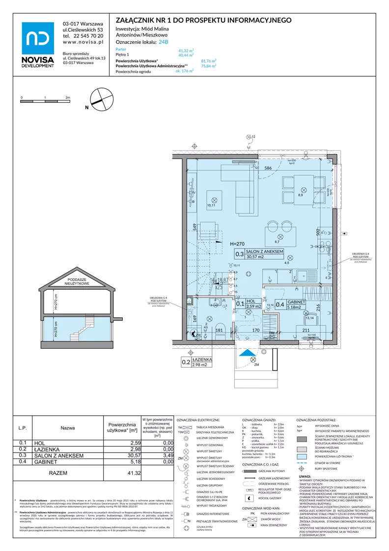 Dom 81,76 m², oferta nr 24B, Miód Malina, Antoninów, ul. Malinowa