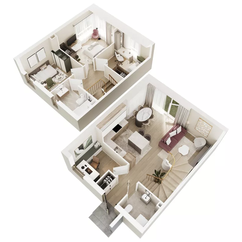 Dom 81,76 m², oferta nr 25A, Miód Malina, Antoninów, ul. Malinowa