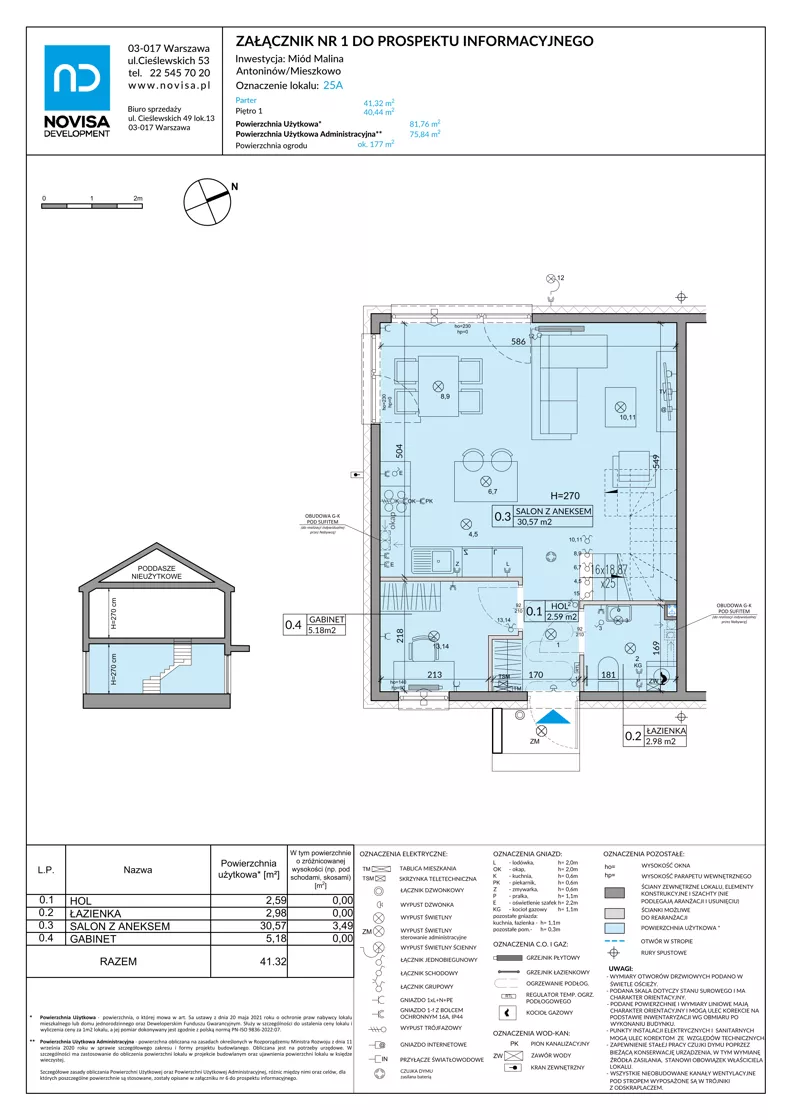 Dom 81,76 m², oferta nr 25A, Miód Malina, Antoninów, ul. Malinowa
