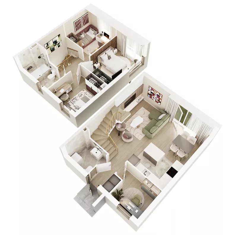 Dom 81,76 m², oferta nr 25B, Miód Malina, Antoninów, ul. Malinowa