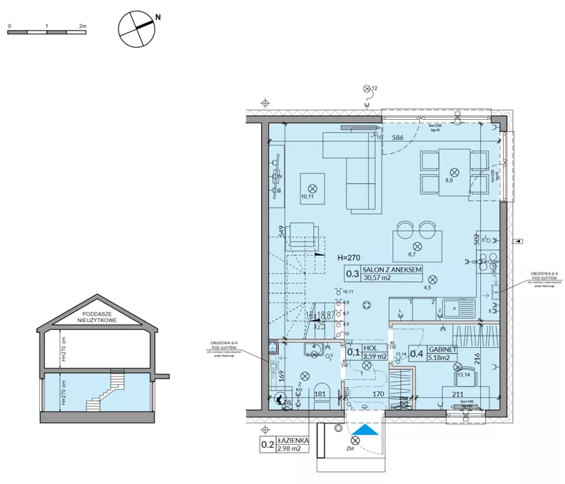 Dom 81,76 m², oferta nr 25B, Miód Malina, Antoninów, ul. Malinowa